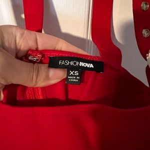 Never worn Red mini dress from Fashion Nova
